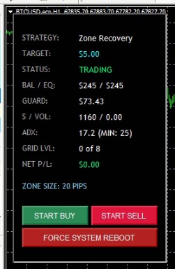 Zone Recovery Smart Pro V2.9 Interface